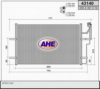 AHE 43140 Condenser, air conditioning